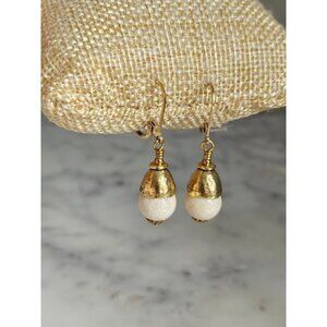 Gold-Filled Tibetan Earrings by Marie Chavez